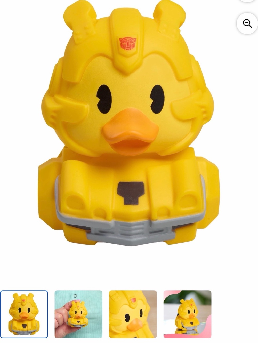 Duckalooz Transformers Bumblebee Small Toy Duck